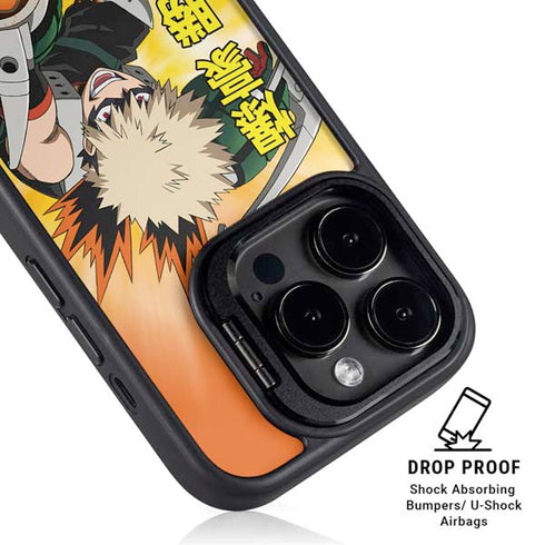 My Hero Academia Katsuki Bakugo Season 4 iPhone 15 Pro Kickstand Case